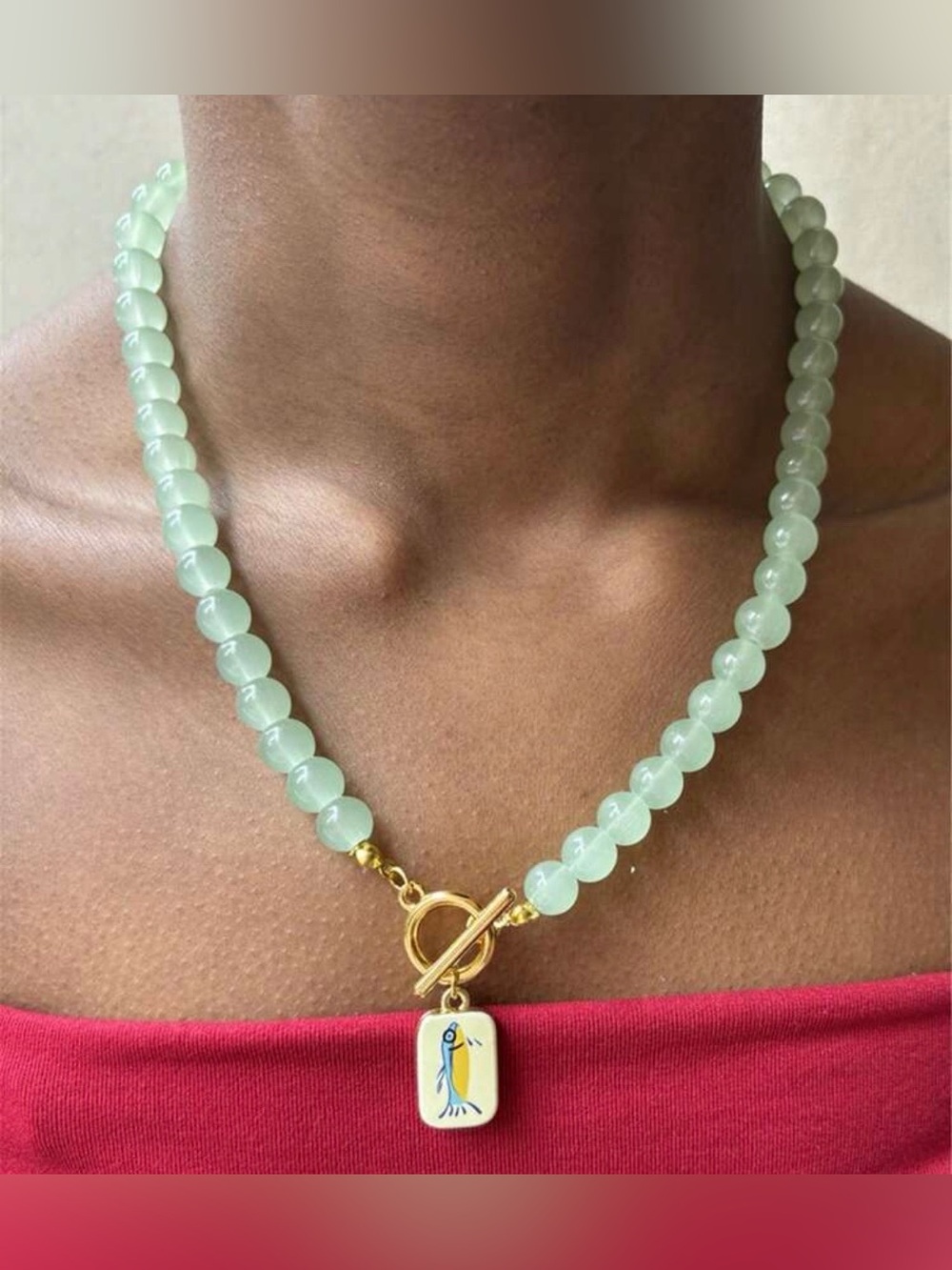 Fish necklace Q1194